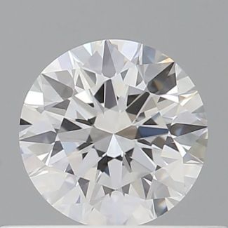 0.46 Carat Round D VVS1 EX GIA Natural Diamond