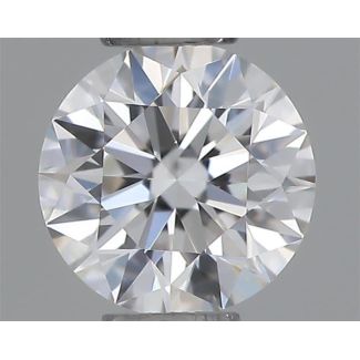 0.22 Carat Round F VVS1 EX GIA Natural Diamond