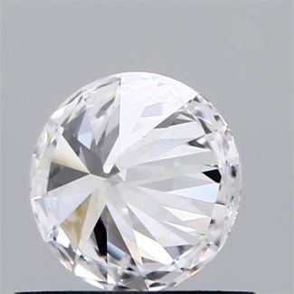 0.6 Carat Round D VS1 EX GIA Natural Diamond