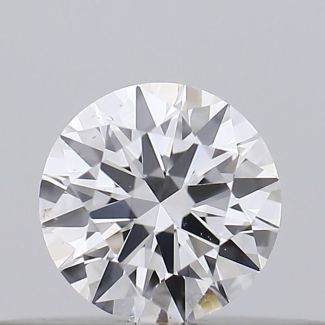 0.18 Carat Round D VS2 EX GIA Natural Diamond