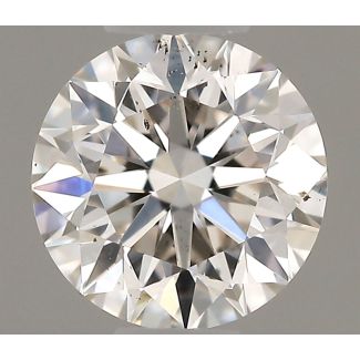 0.5 Carat Round H SI1 VG EX GIA Natural Diamond