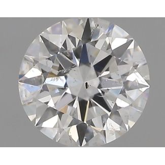 0.5 Carat Round F SI2 EX GIA Natural Diamond