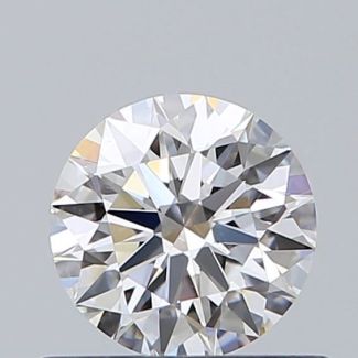 0.52 Carat Round E VS2 EX GIA Natural Diamond