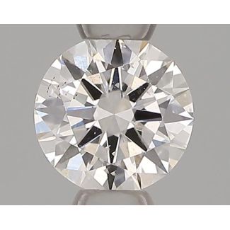 0.30 Carat Round F SI2 EX GIA Natural Diamond