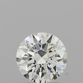 0.91 Carat Round H VVS2 EX GIA Natural Diamond