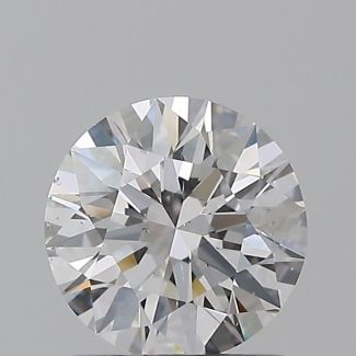 0.9 Carat Round D SI1 EX VG GIA Natural Diamond