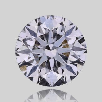 0.5 Carat Round D SI2 EX GIA Natural Diamond