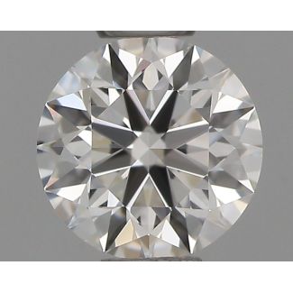 0.37 Carat Round H IF EX GIA Natural Diamond