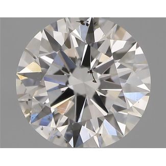 0.57 Carat Round H SI2 EX GIA Natural Diamond