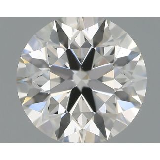 0.67 Carat Round H IF EX GIA Natural Diamond