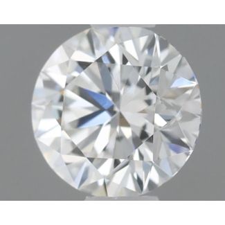 0.35 Carat Round F VS1 EX GIA Natural Diamond