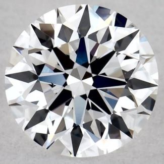 0.53 Carat Round D SI1 EX GIA Natural Diamond