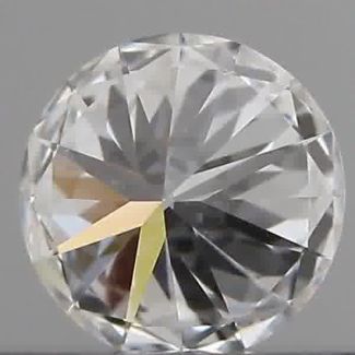 0.21 Carat Round D VVS1 EX GIA Natural Diamond