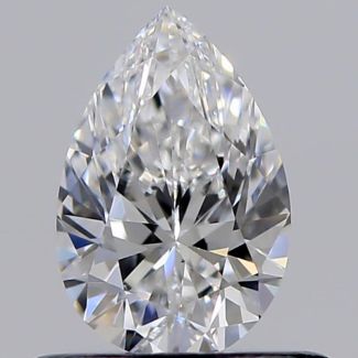 0.50 Carat Pear E VS1 - EX VG GIA Natural Diamond