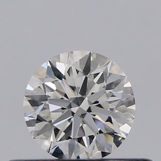 0.30 Carat Round E VVS2 EX GIA Natural Diamond