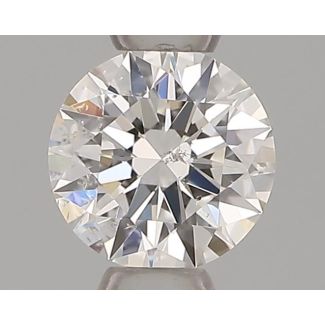 0.30 Carat Round F SI2 EX GIA Natural Diamond