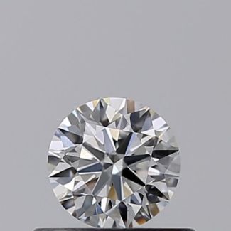 0.36 Carat Round D VS2 EX GIA Natural Diamond