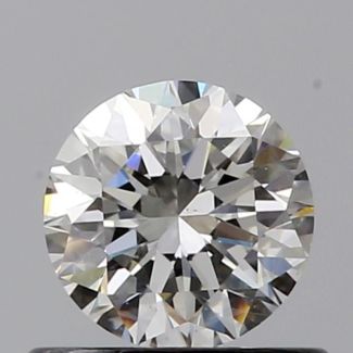 0.51 Carat Round I VS2 VG EX GIA Natural Diamond