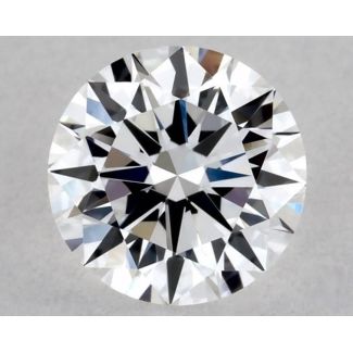 0.36 Carat Round D VVS2 EX VG GIA Natural Diamond