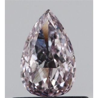 0.41 Carat Pear Light Pink SI2 - EX VG GIA Natural Diamond