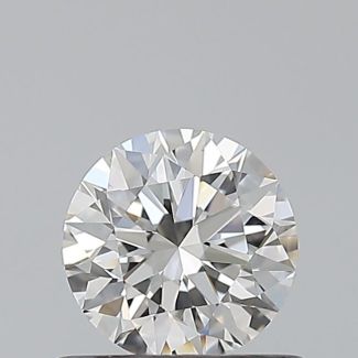 0.52 Carat Round H VS2 EX GIA Natural Diamond