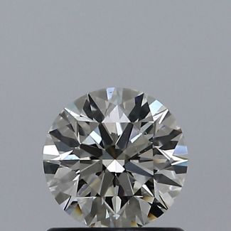 0.74 Carat Round I SI1 EX VG GIA Natural Diamond