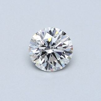 0.38 Carat Round D VS2 VG GIA Natural Diamond