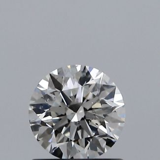 0.70 Carat Round H SI2 EX VG GIA Natural Diamond