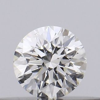 0.18 Carat Round I SI1 EX VG GIA Natural Diamond