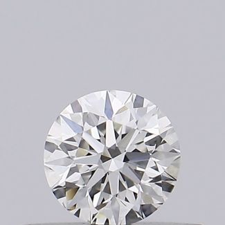 0.26 Carat Round G VVS1 EX GIA Natural Diamond