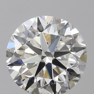 0.6 Carat Round I VVS1 VG EX GIA Natural Diamond