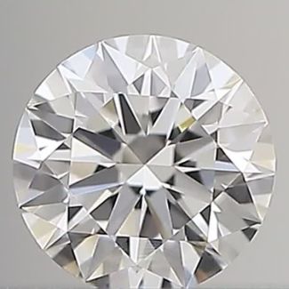 0.24 Carat Round F VVS2 EX GIA Natural Diamond