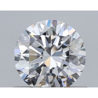 0.6 Carat Round E VS1 EX GIA Natural Diamond