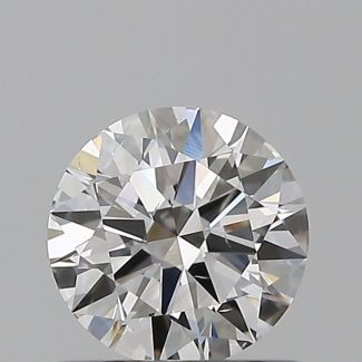 0.6 Carat Round G SI1 EX GIA Natural Diamond