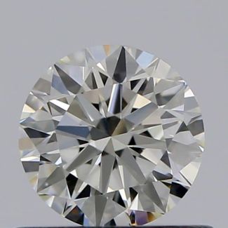 0.50 Carat Round K VVS2 VG EX GIA Natural Diamond