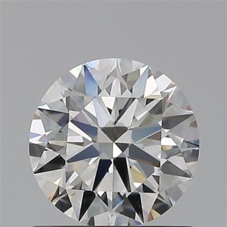 0.72 Carat Round H VVS2 EX GIA Natural Diamond