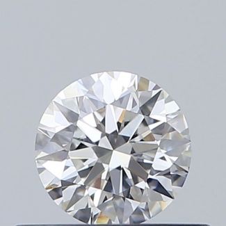 0.40 Carat Round F VS2 EX VG GIA Natural Diamond