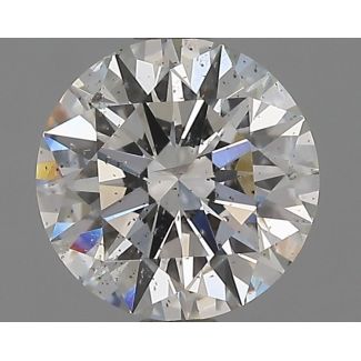 1.27 Carat Round H SI2 EX GIA Natural Diamond