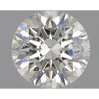 1.01 Carat Round F SI1 EX GIA Natural Diamond