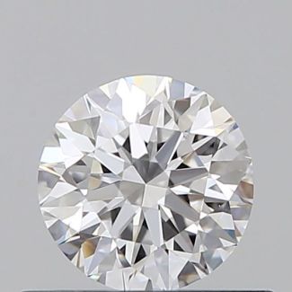 0.5 Carat Round D VVS1 EX VG GIA Natural Diamond