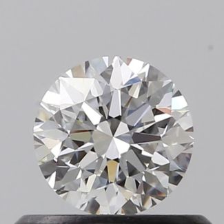 0.45 Carat Round F VVS2 VG EX GIA Natural Diamond