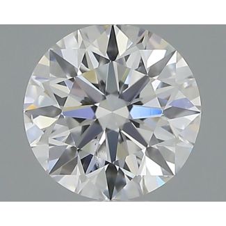 0.5 Carat Round D SI1 EX GIA Natural Diamond