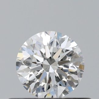 0.35 Carat Round G VVS2 VG EX GIA Natural Diamond