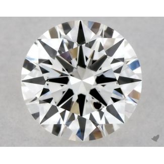 0.35 Carat Round G SI2 EX GIA Natural Diamond