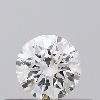 0.23 Carat Round F VVS1 EX GIA Natural Diamond