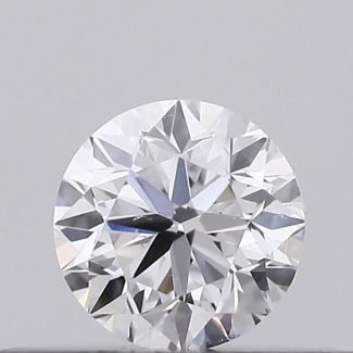 0.23 Carat Round D VS2 VG GD GIA Natural Diamond