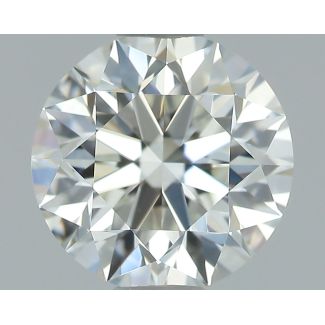 0.9 Carat Round H VVS1 EX GIA Natural Diamond