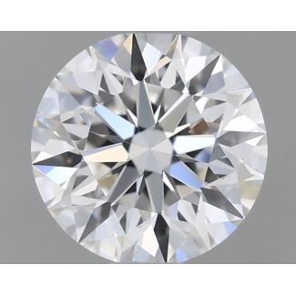 0.41 Carat Round F IF EX GIA Natural Diamond