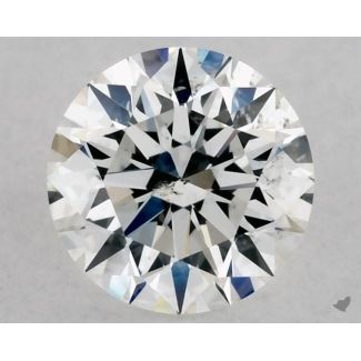 0.54 Carat Round G SI2 EX GIA Natural Diamond