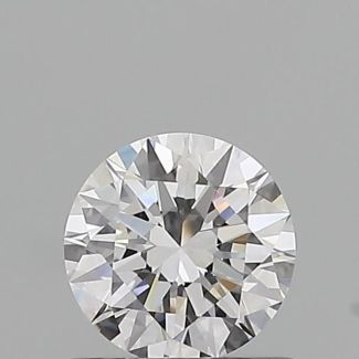 0.6 Carat Round D VVS2 EX GIA Natural Diamond